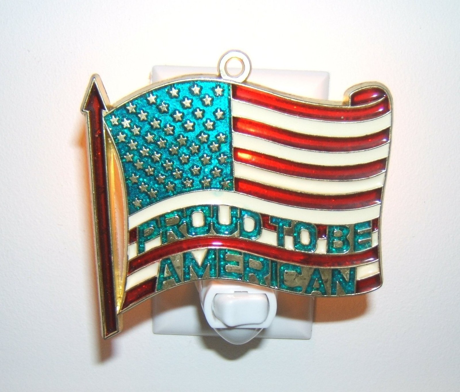 New Proud to be American Night Light Home Decor Free Ship LAST ONE