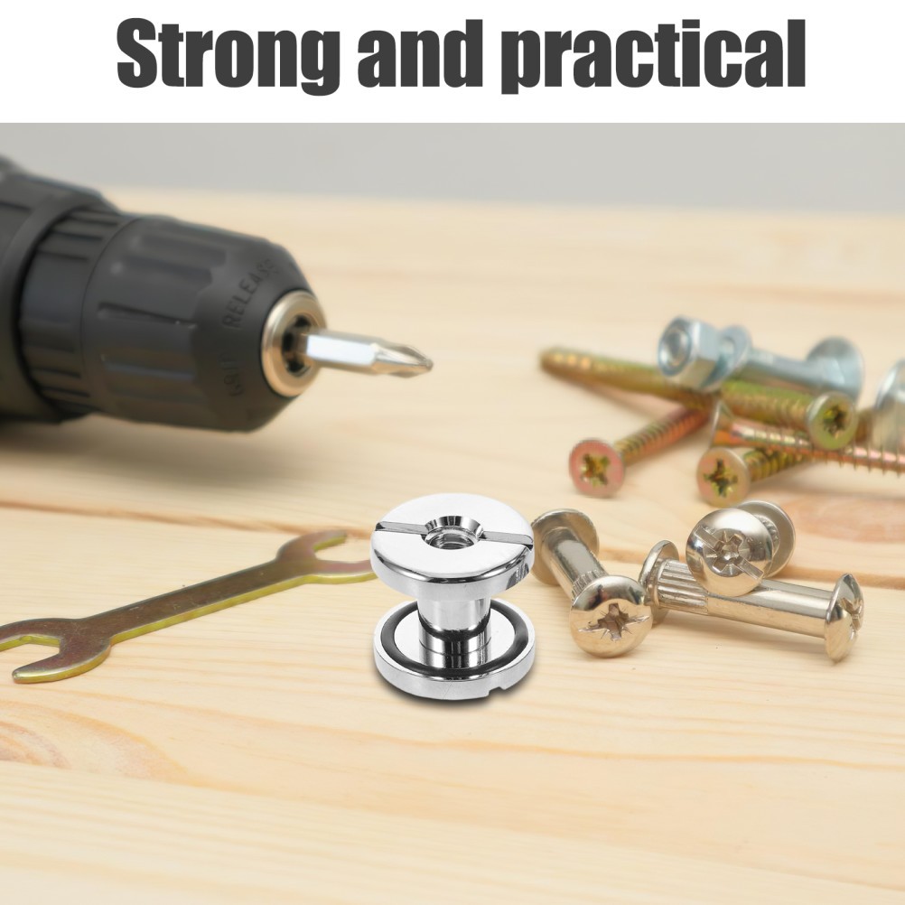 2 Pcs Flathead Screws Small Scuba Diving Backplate Book Hardware Accessories