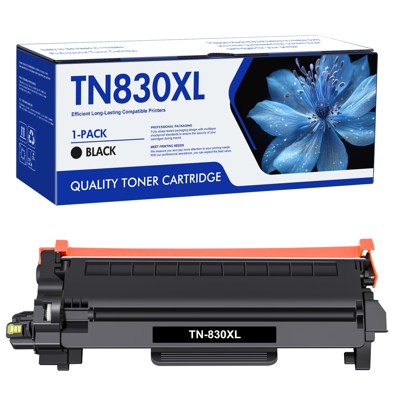 TN830XL Toner Cartridge for For Brother TN830 HL-L2405W MFC-L2760DW MFC-L2820DW