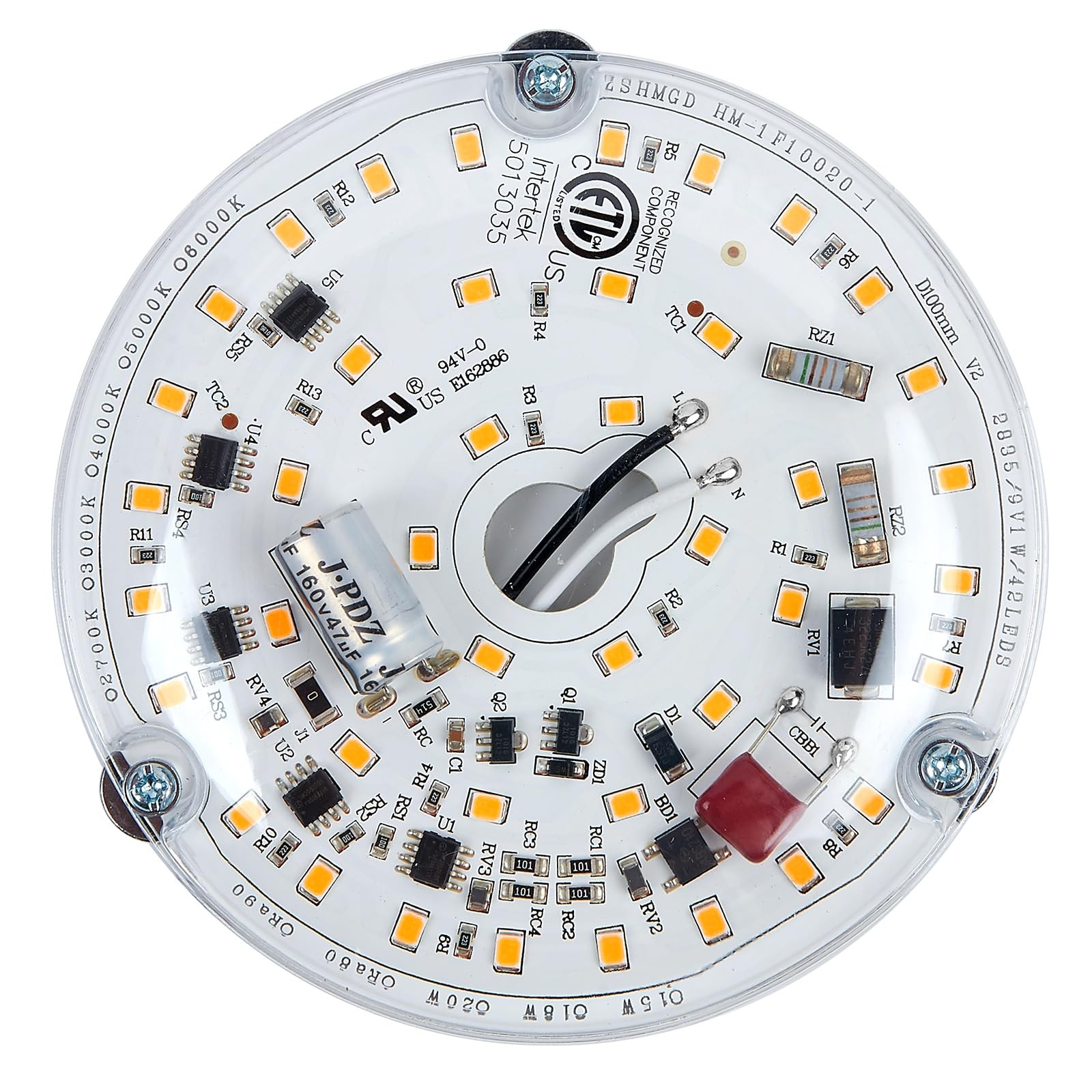 BeVisible N Glow ETL Listed 1 Pack 3.93'' Retrofit Light Kit for Ceiling Flus...