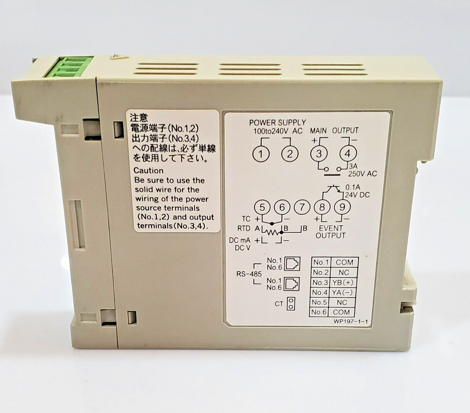 SHINHO DCL-33A-R/M Temperature Controller Multi Range