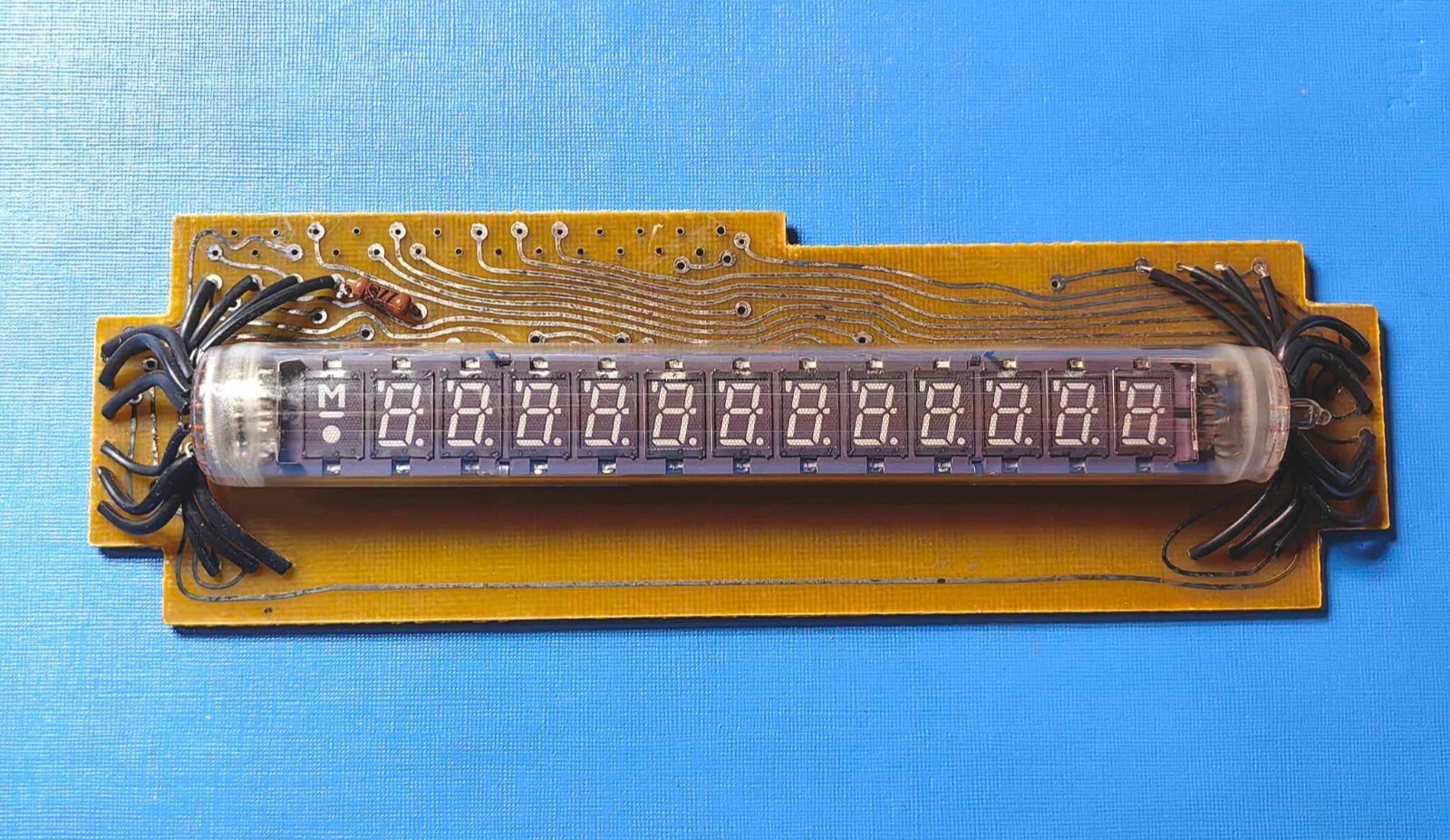 1 x LD8121 NEC VFD CLOCK BIG TUBE Nixie Era 7 segment 12 digit NEW
