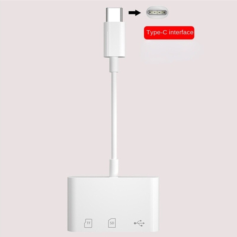 3in1 USB Stick SD Card Reader Type C OTG Adapter For iPhone 17e 16 15 Pro Max 14