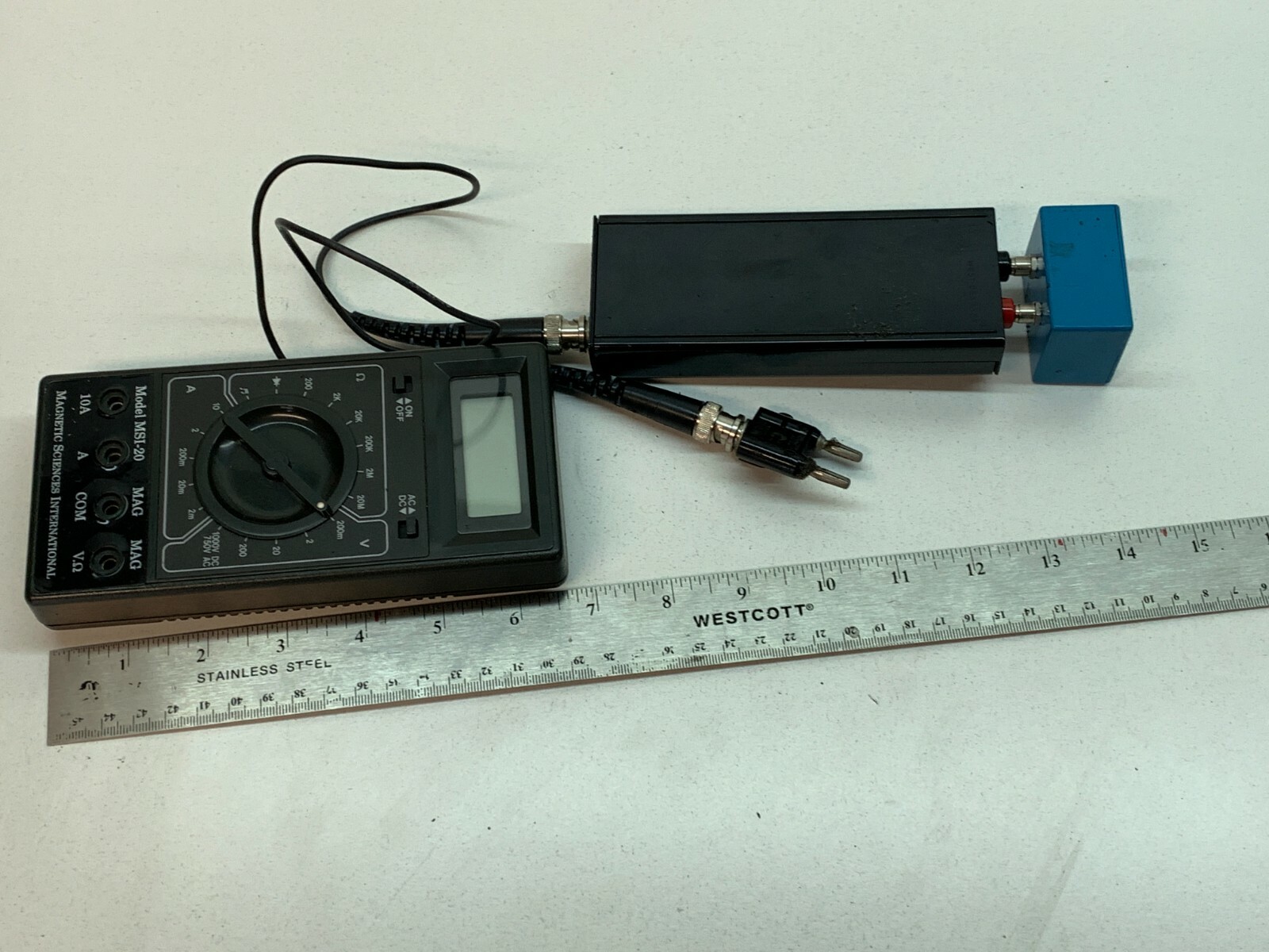 Magnetic Sciences MSI-20 Multi Meter with MAG CHECK Guassmeter Converter