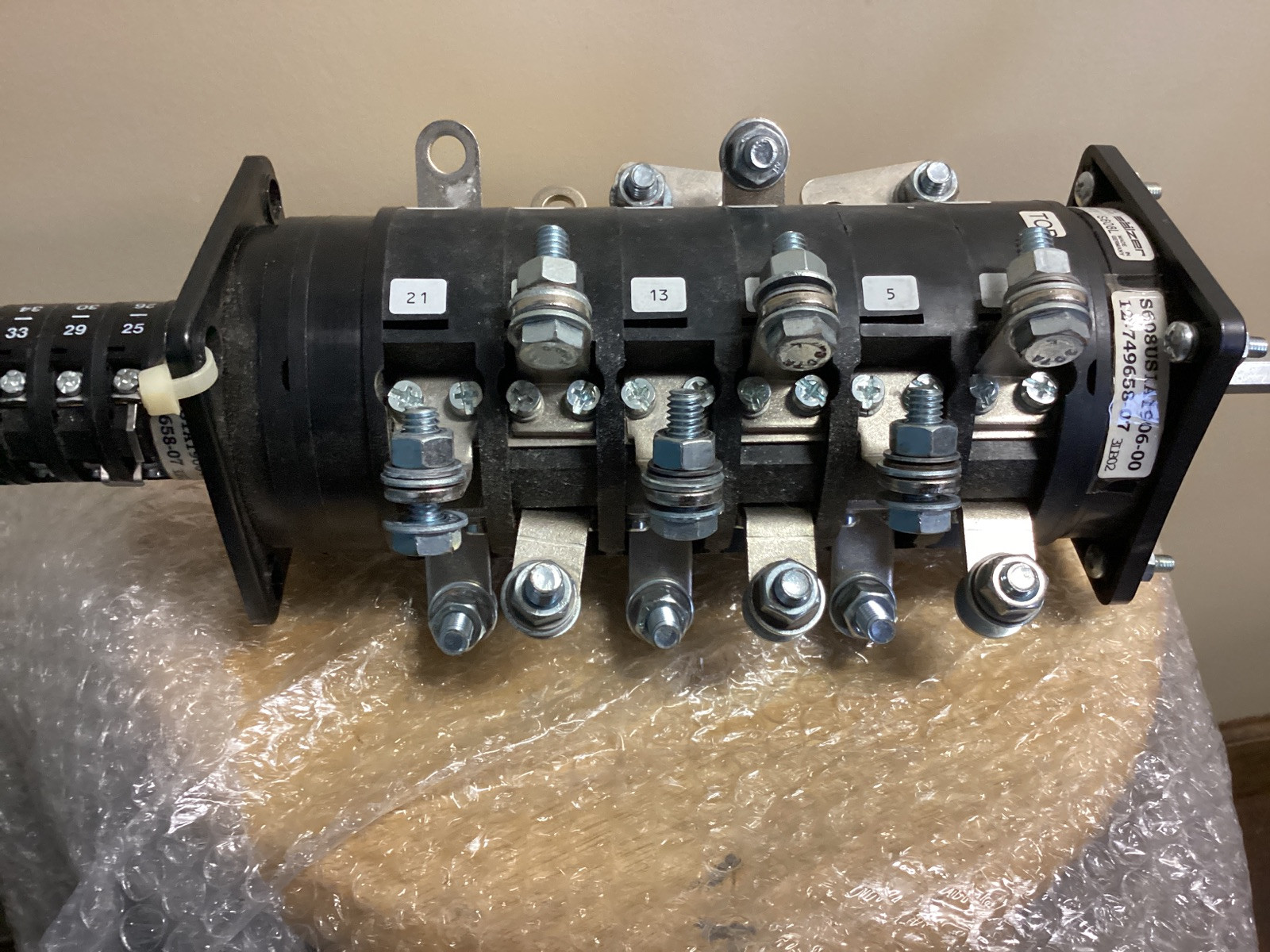 SALZER 608L Rotary Cam Switch With S213
