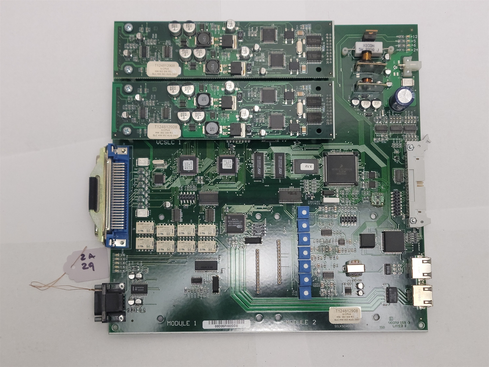 Valcom V-CPU4 System CPU Processor Card , HW 002 SW R3.12
