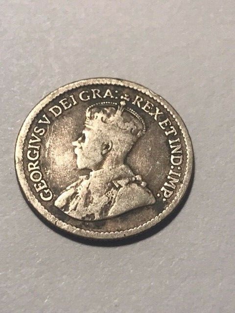 1918 Canada 5 Cents Silver Fine #12431