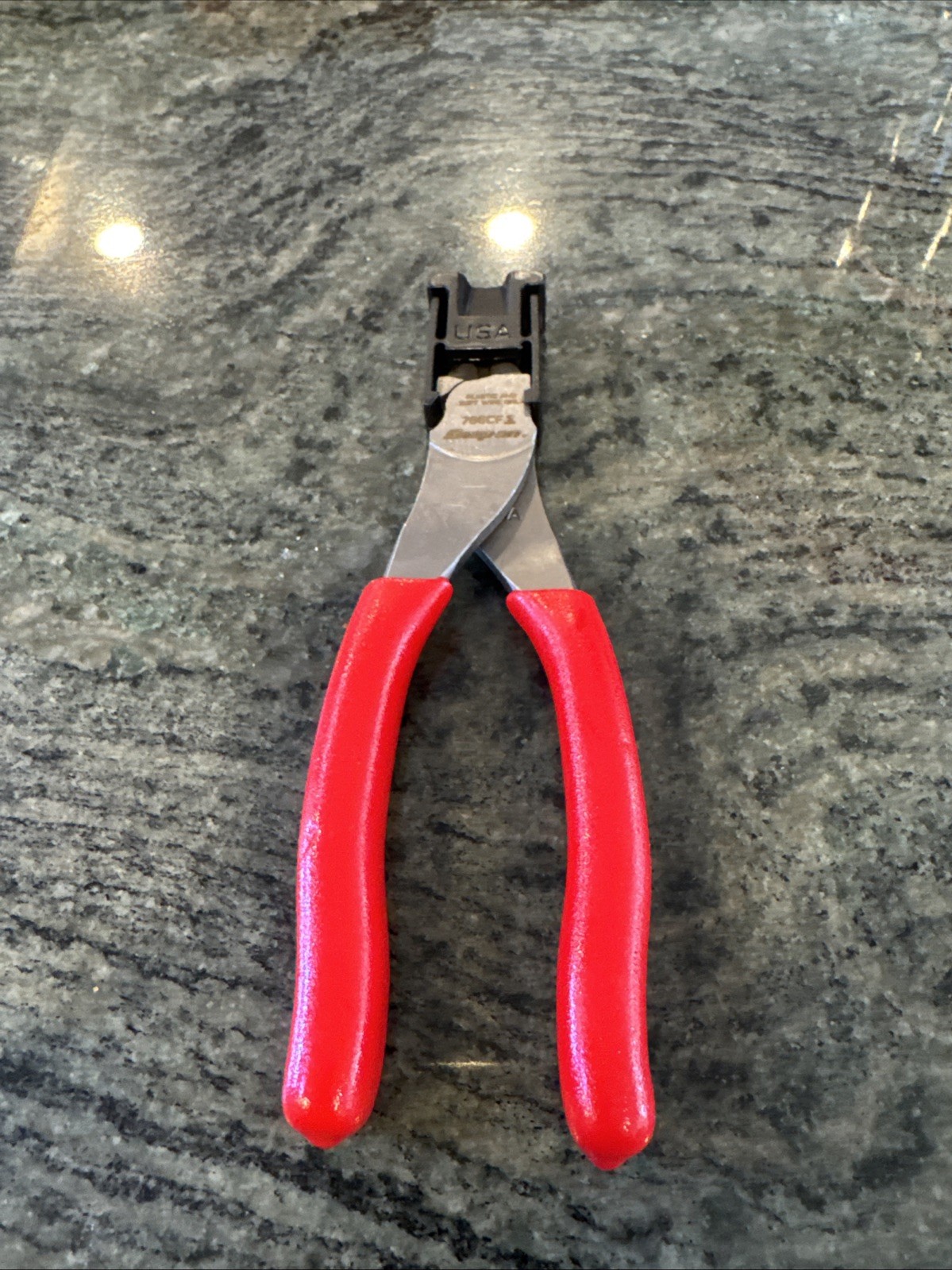 Snap On 786cf 6” diagonal flush-cut pliers with red handles new