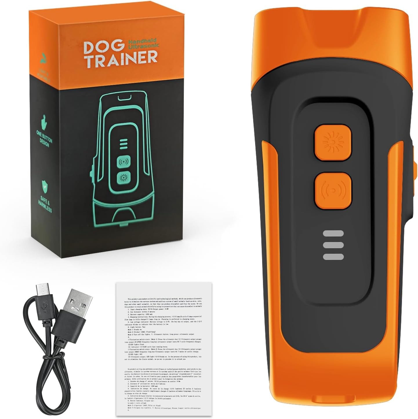 Handheld Ultrasonic Dog Trainer: Compact Solution for Pet Training