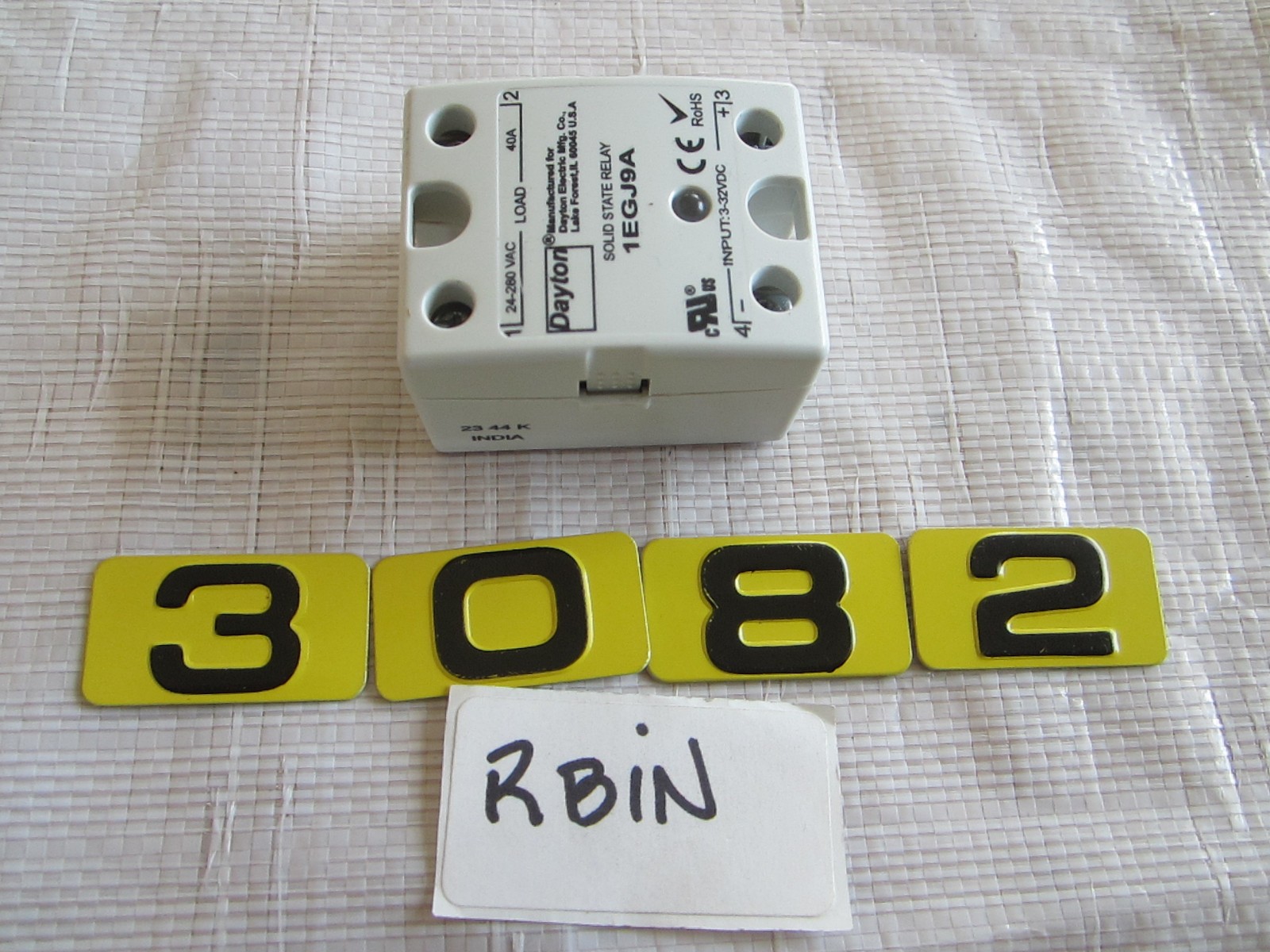 DAYTON 1EGJ9A SOLID STATE RELAY