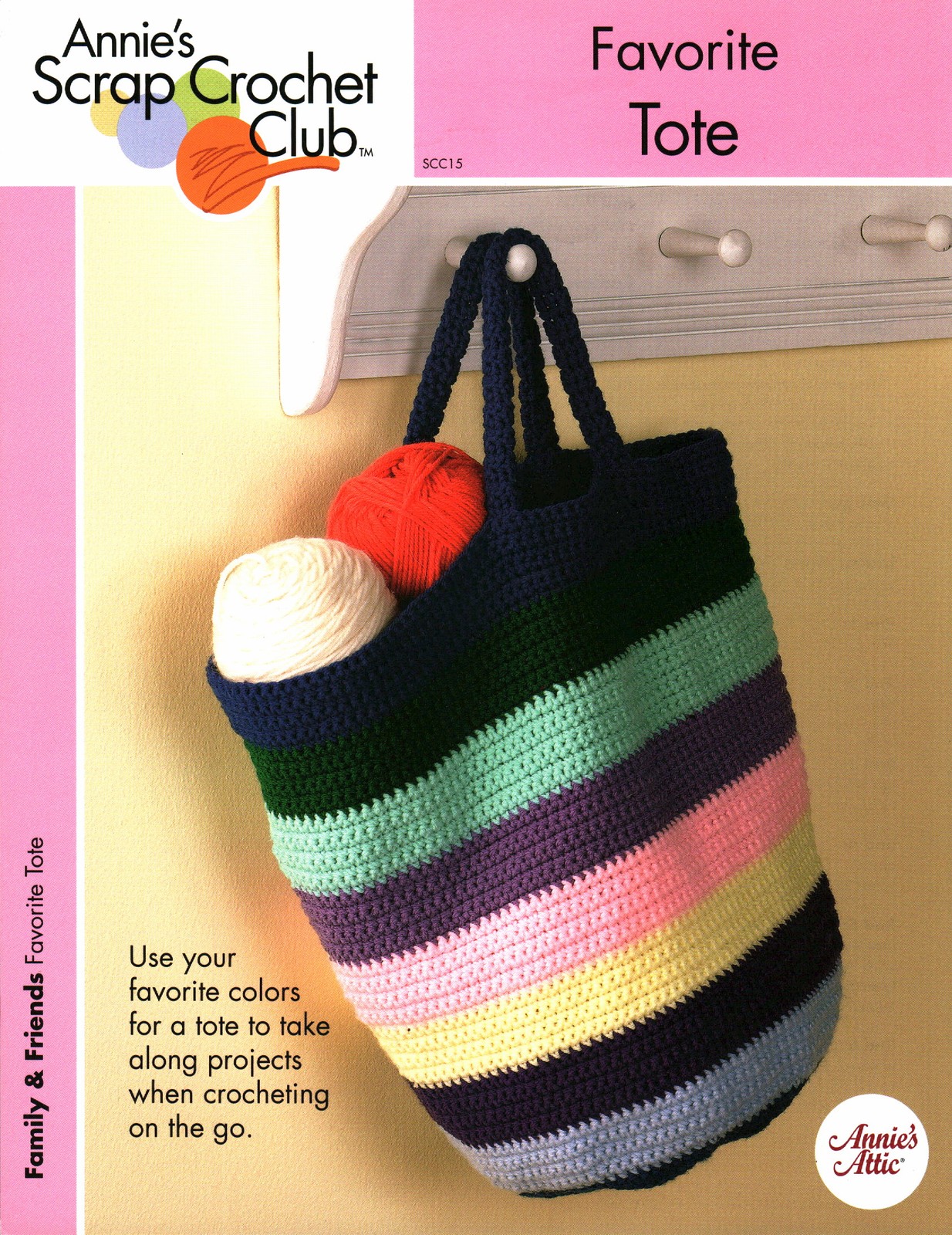 Favorite Tote | Annie's Scrap Crochet Club Family & Friends SCC15