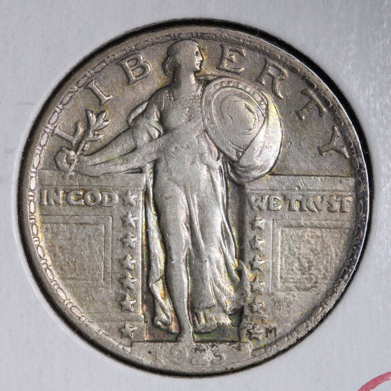 1923 Standing Liberty Silver Quarter CHOICE AU E253 IEM