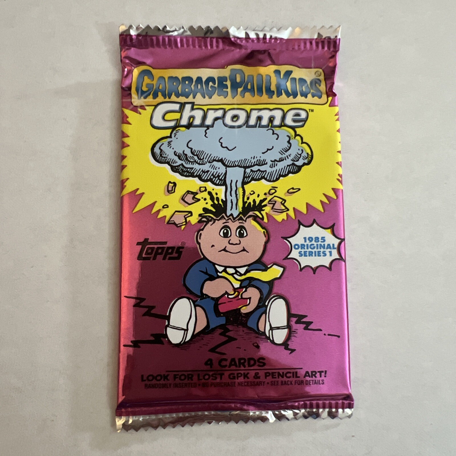 2013 Topps Garbage Pail Kids Chrome Series 1 EMPTY WRAPPER NO CARDS OS1 CS1 GPK