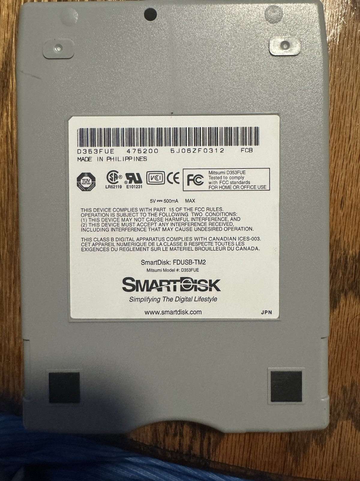 SmartDisk Ativa FDUSB-TM2 External USB