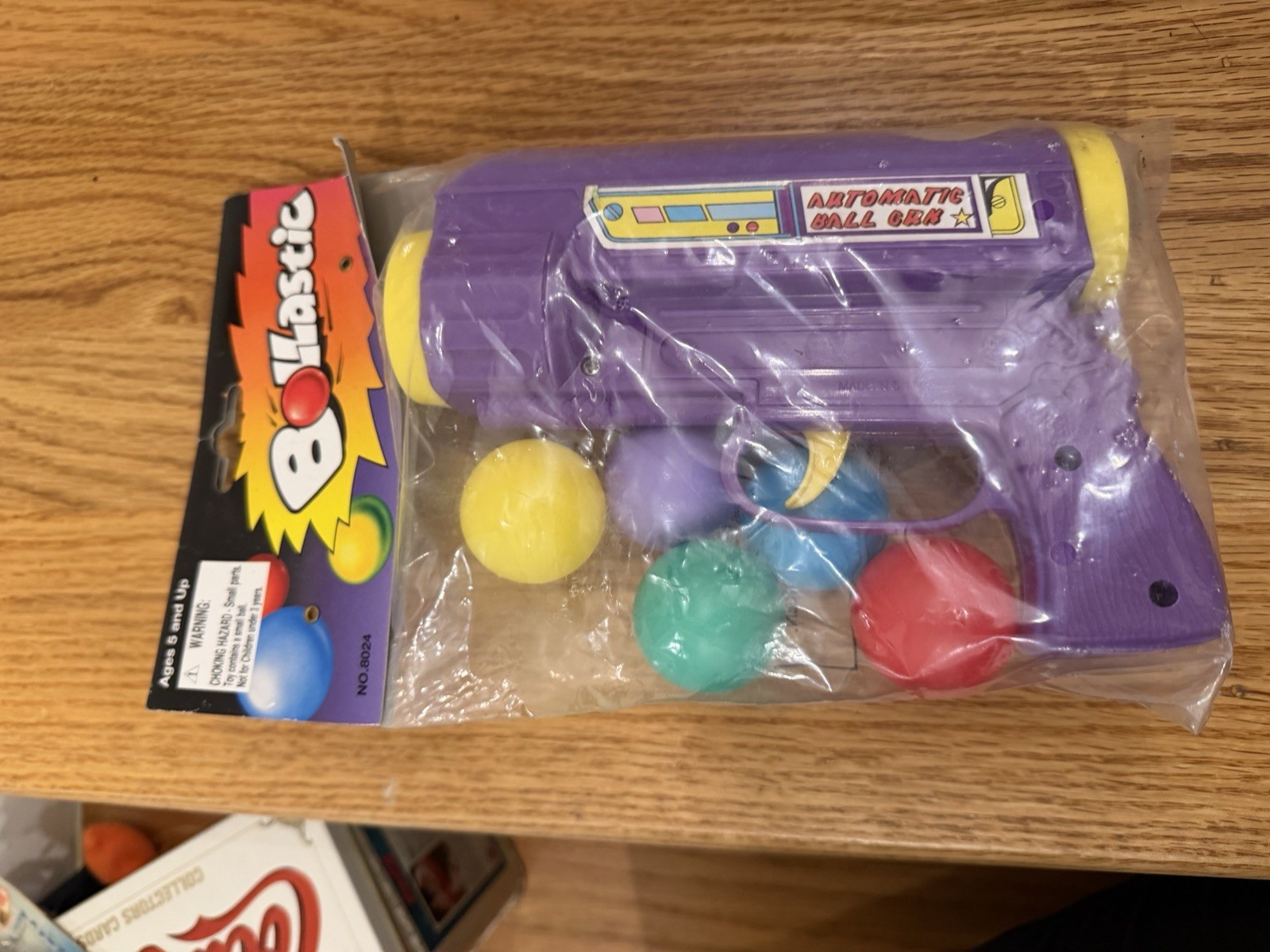 Mini Ball Shooter Toy Gun with balls Vintage