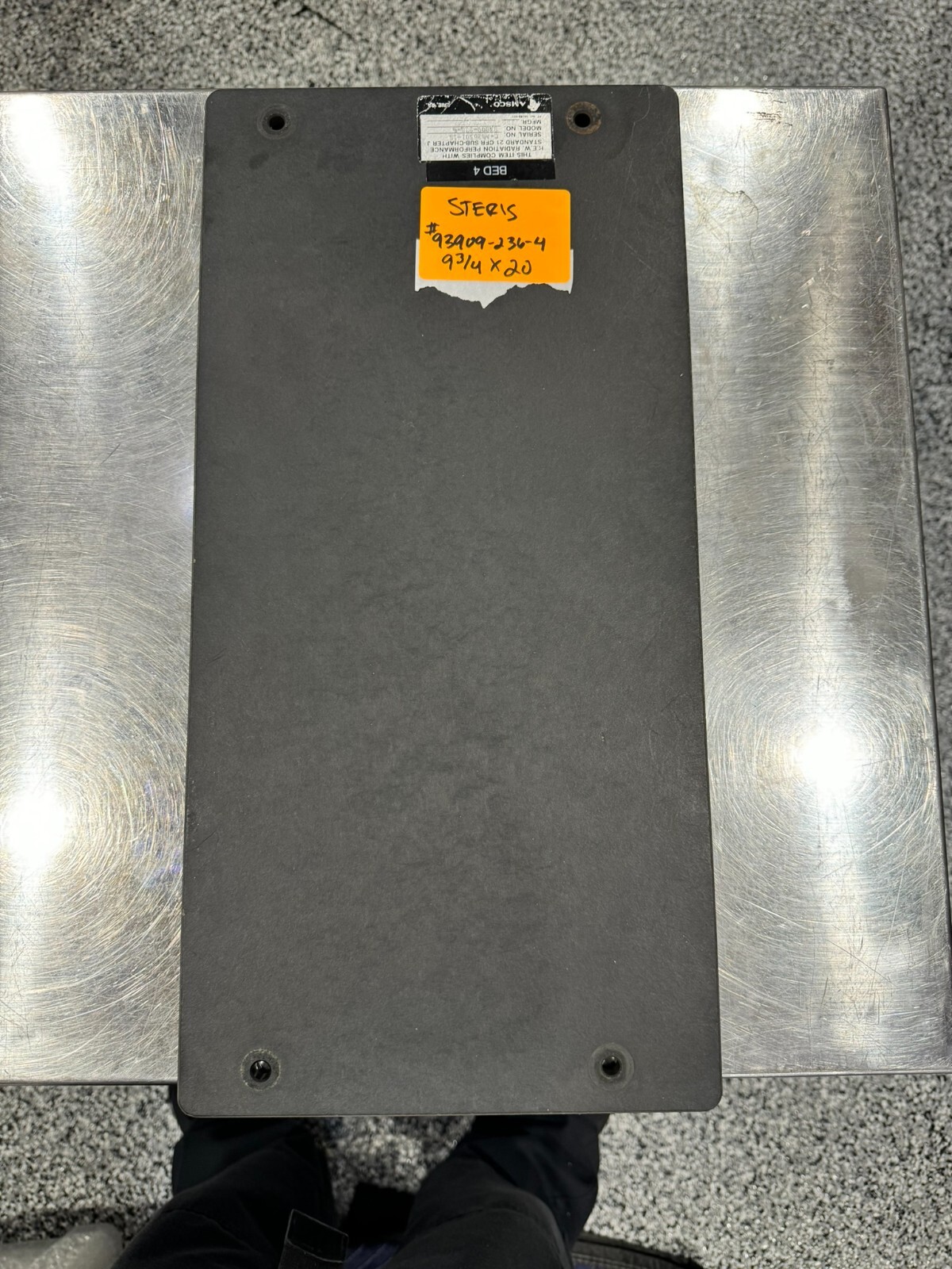 Steris X-Ray OR Table Board 93909-236-4 (9¾X20)