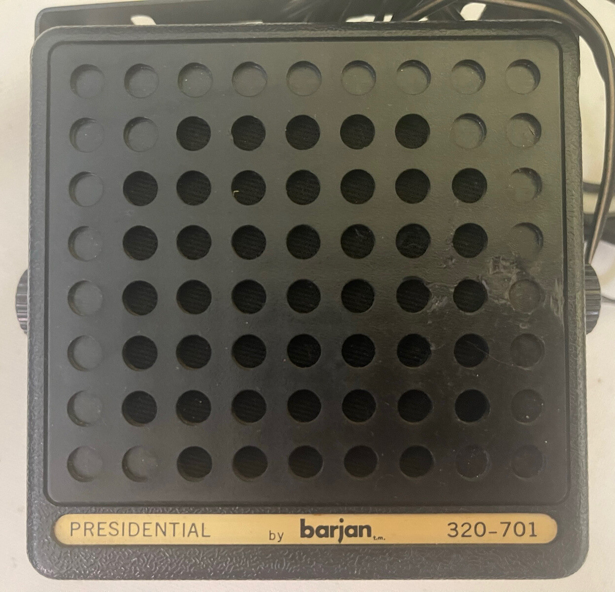 Barjan Presidential 320-701 CB Ham Radio Speaker w/Bracket