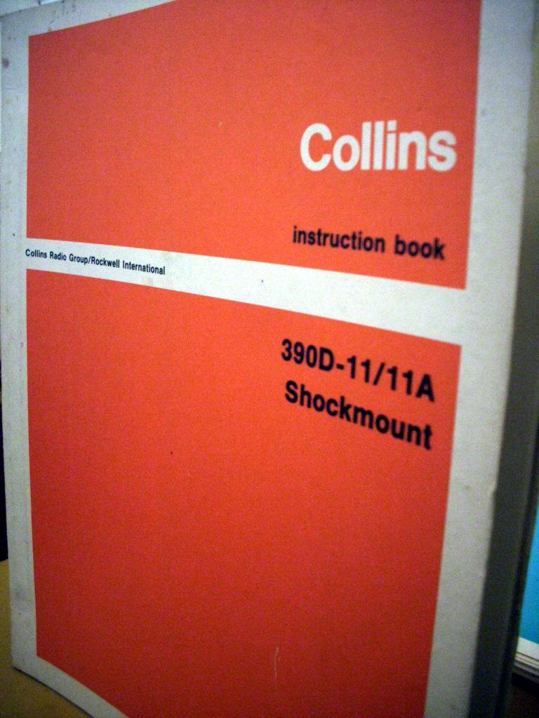 Collins 390D-11 and 390D-11A Shockmount Install & Service Manual
