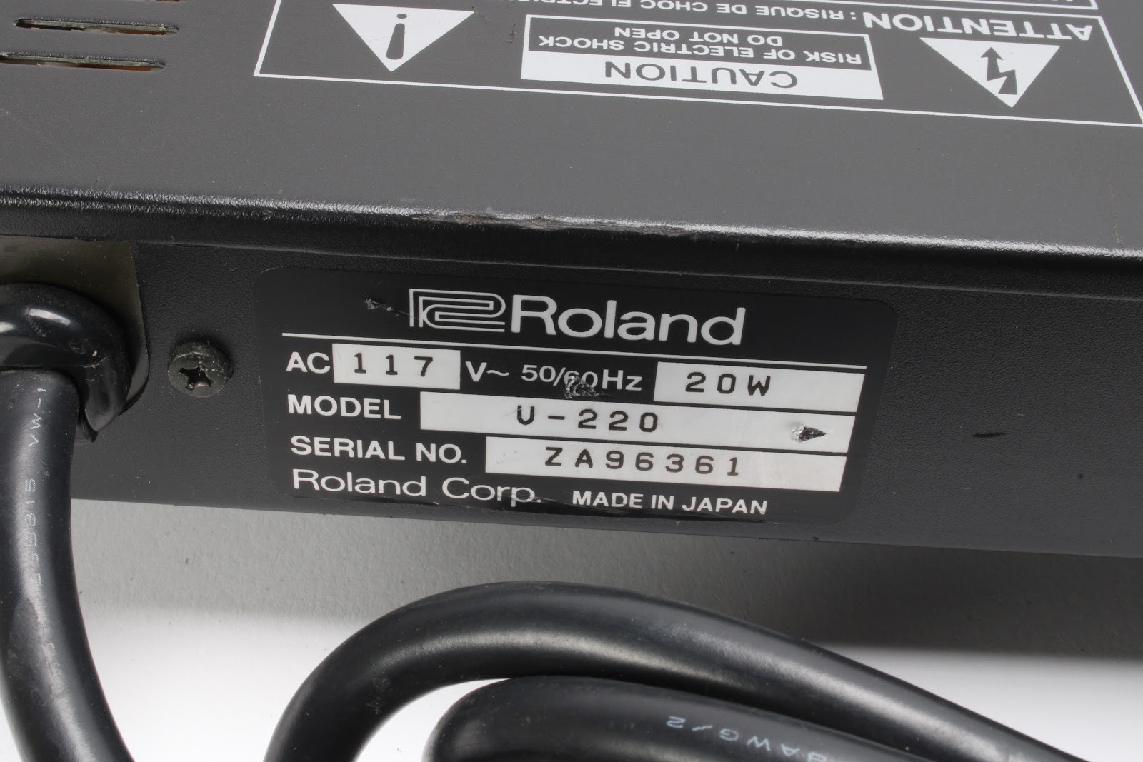 Roland U-220 Sound Module - Fair Condition