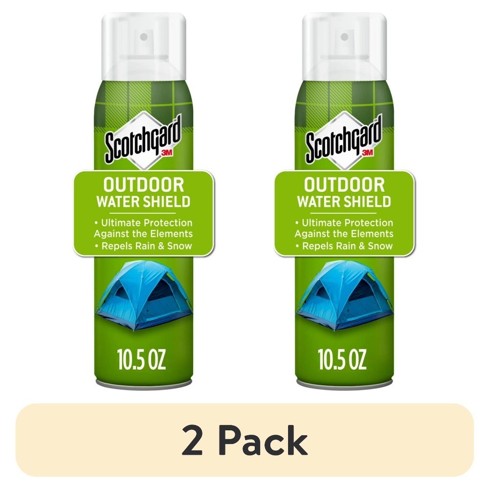 Outdoor Water Shield 10.5 oz Waterproofing Spray Can 2 Pack Sealer Protection