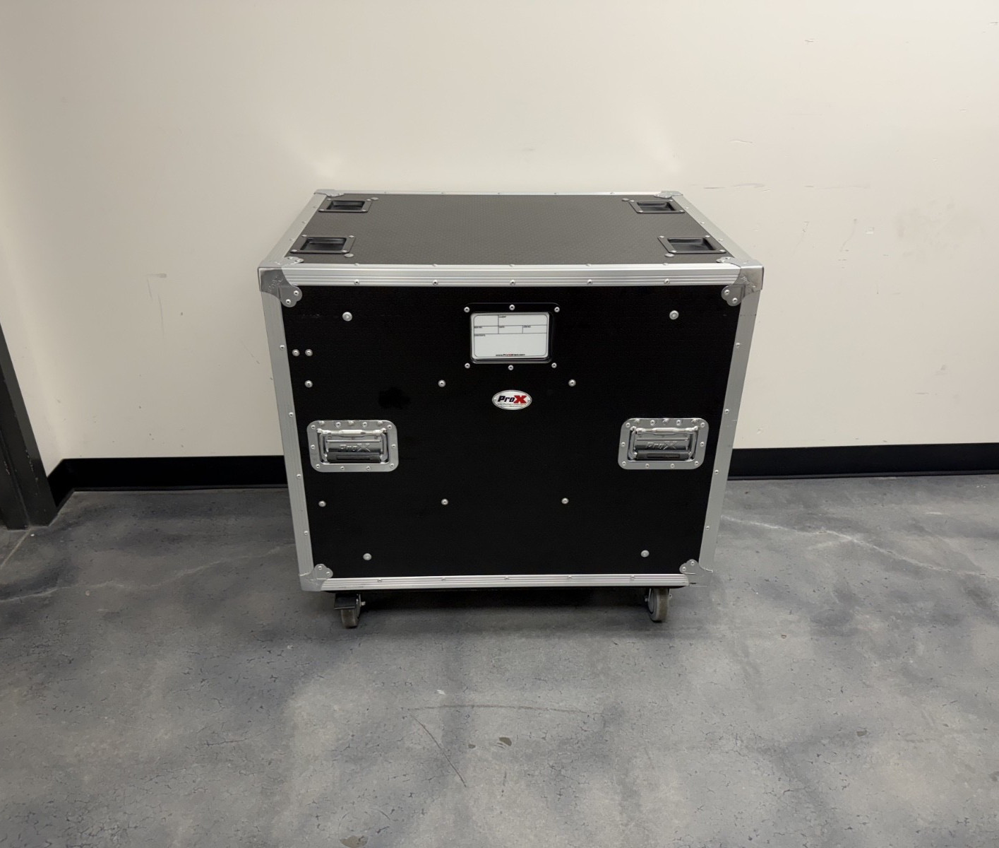 Used PROX XS-SLAM12U24 Deep Vertical Shock Mount Rack with 2 Sliding Slam Doors