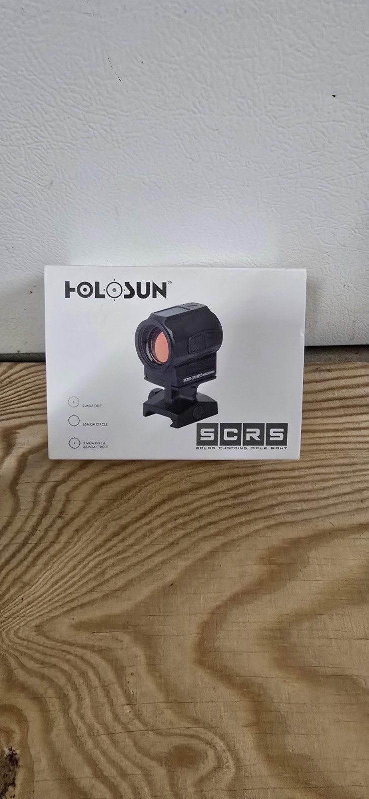 Holosun SCRS Green Dot MRS Rifle Sight -Solar Enclosed Compact Optic-SCRS-GR-MRS