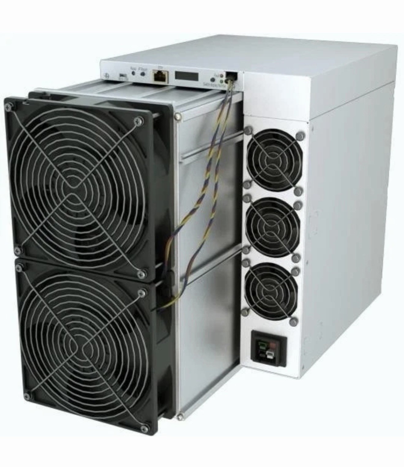 ASIC Cryptocurrency Mining Machine, Silver, Multi Cooling Fans