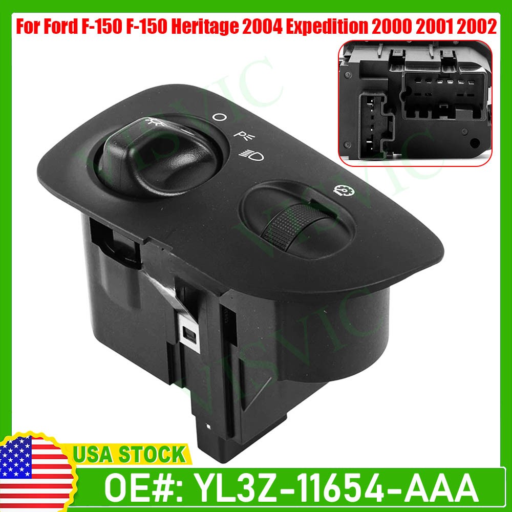 For Ford Expedition F-150 00-04 HEADLIGHT dash control SWITCH dimmer head light