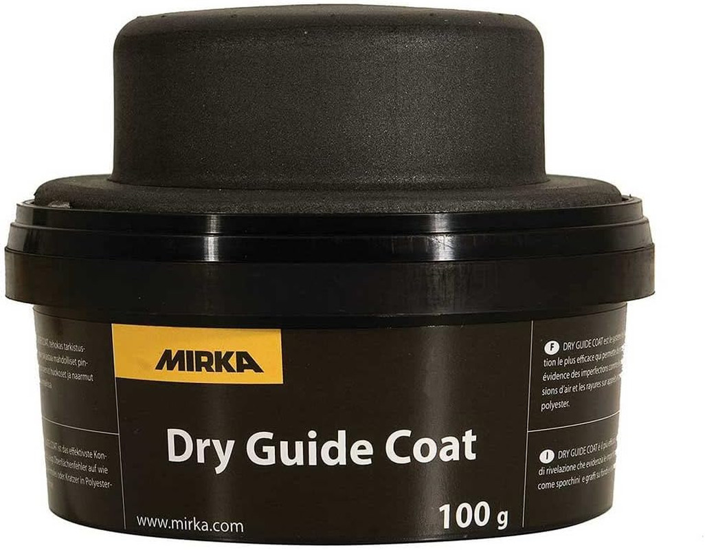 Dry Guide Coat Black with Applicator 100g to use for light colour surfaces