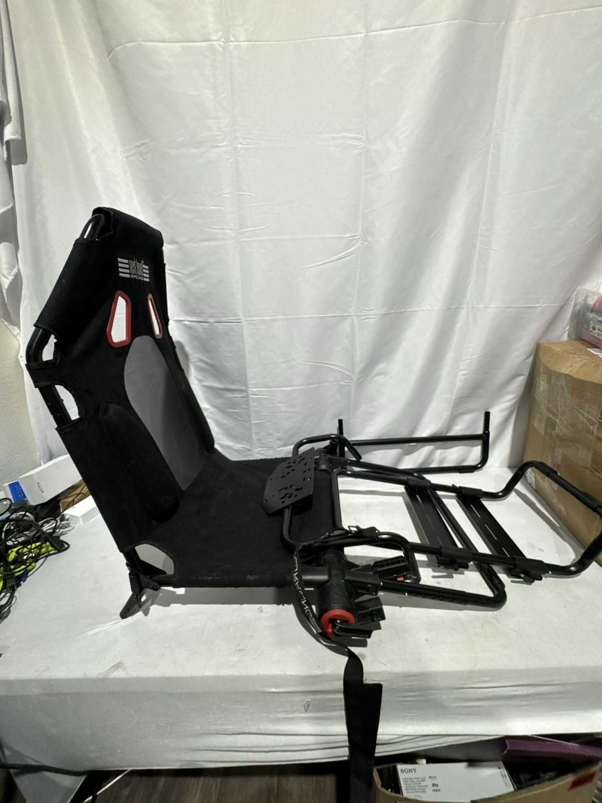 Next Level Racing GT Lite Simulator Cockpit Foldable Wheel Pedals NLR-S021