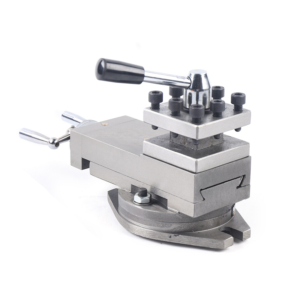 AT300 Lathe Tool Post Assembly Metal Lathe Machine Tools Holder 80mm Universal