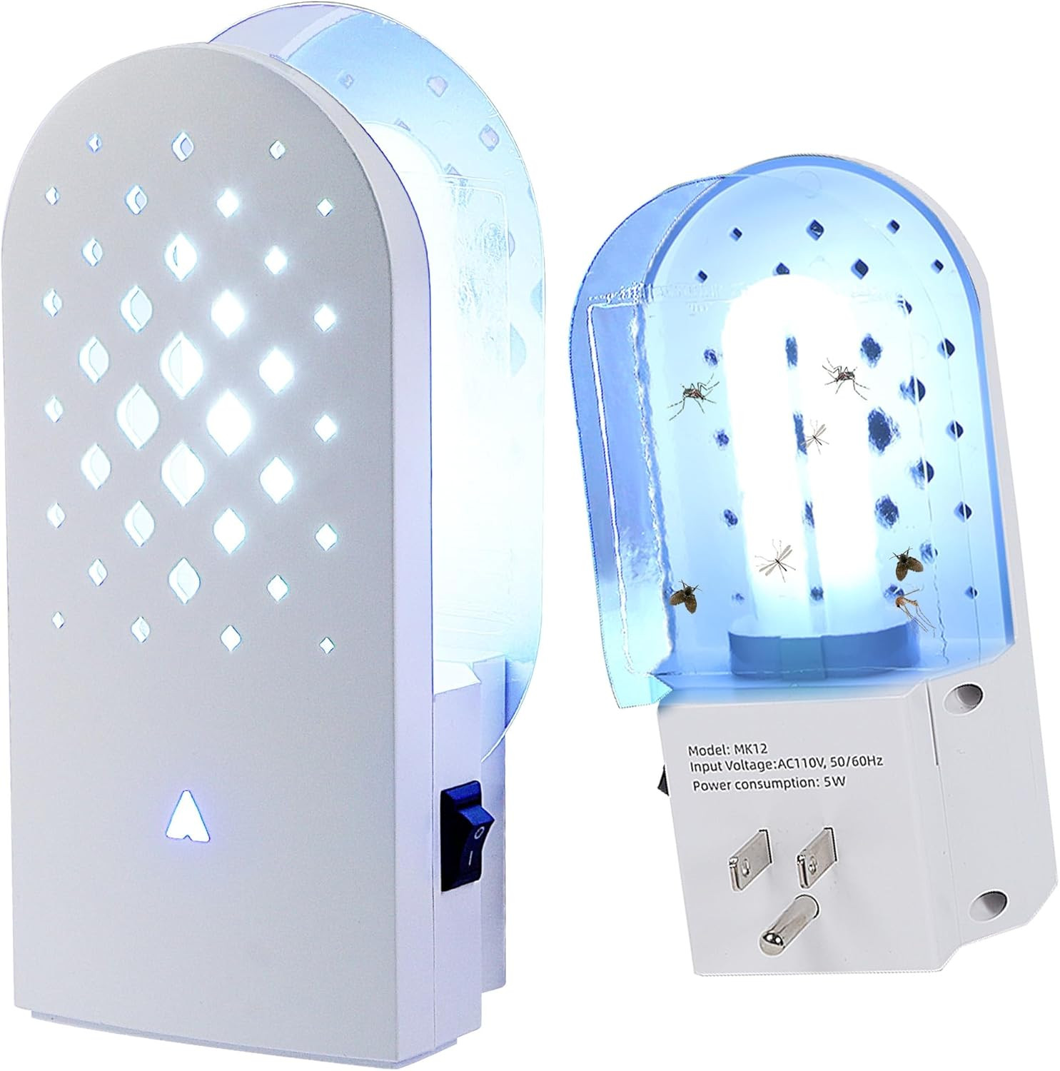 Plug-In Mosquito Traps 10 Glue Boards for Indoor Use Moths Fruit Flies Gnats