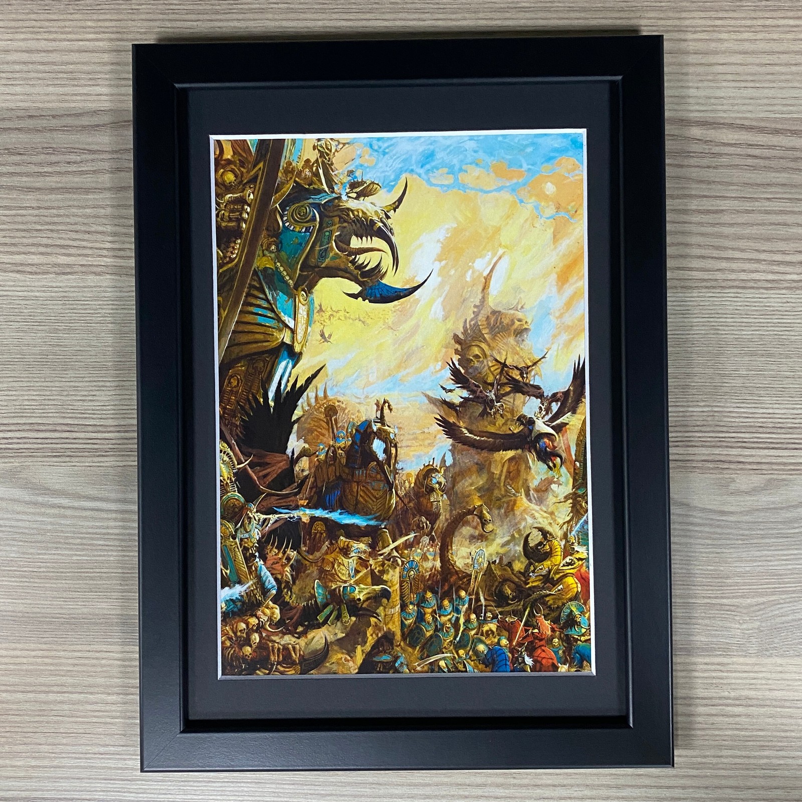 TOMB KINGS FRAMED ART KHEMRI NECROSPHINX WARHAMMER AGE OF SIGMAR OLD WORLD AOS