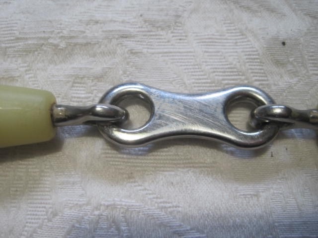 Happy Mouth Rubber 4- Ring Elevator French Link Snaffle 5''Horse Bit