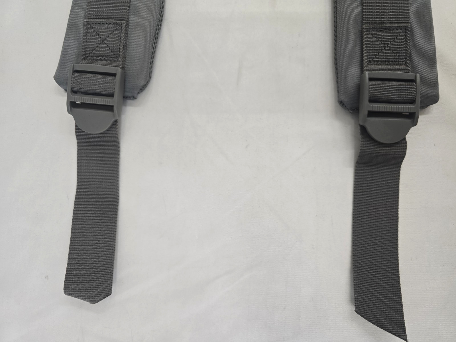 Ubranded Shoulder Straps Backpack Gray