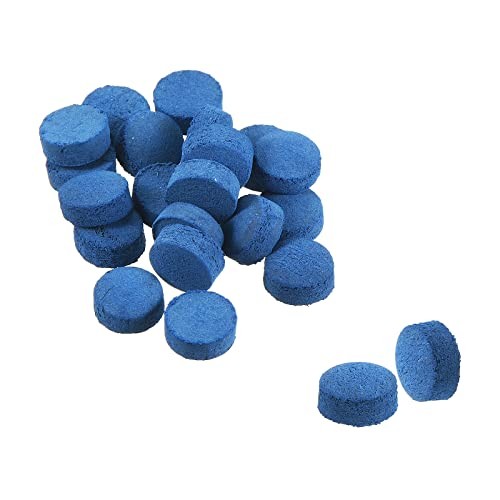 Pool Cue Tips, Pool Billiard Cue Tips Pool Stick Replacement Tips 9mm Blue