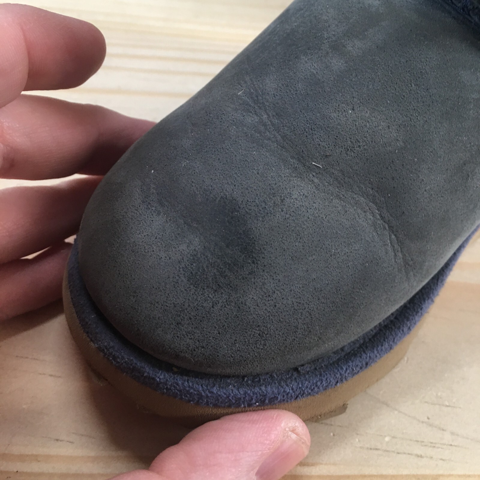UGG Boots Children 9 Classic Mini Shearling Blue Pull On Ankle Top SN 101964