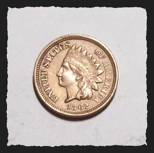 1862 INDIAN HEAD CENT  Nice Eye Appeal AU #16C74