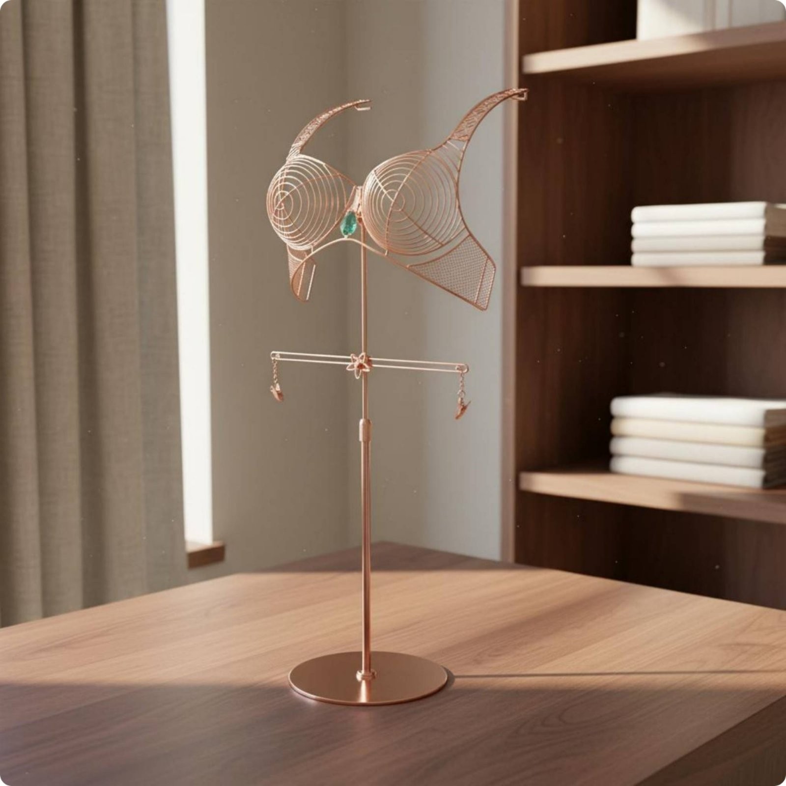Underwear Display Stand Metal Wire Display Frame Fixture Stable Base