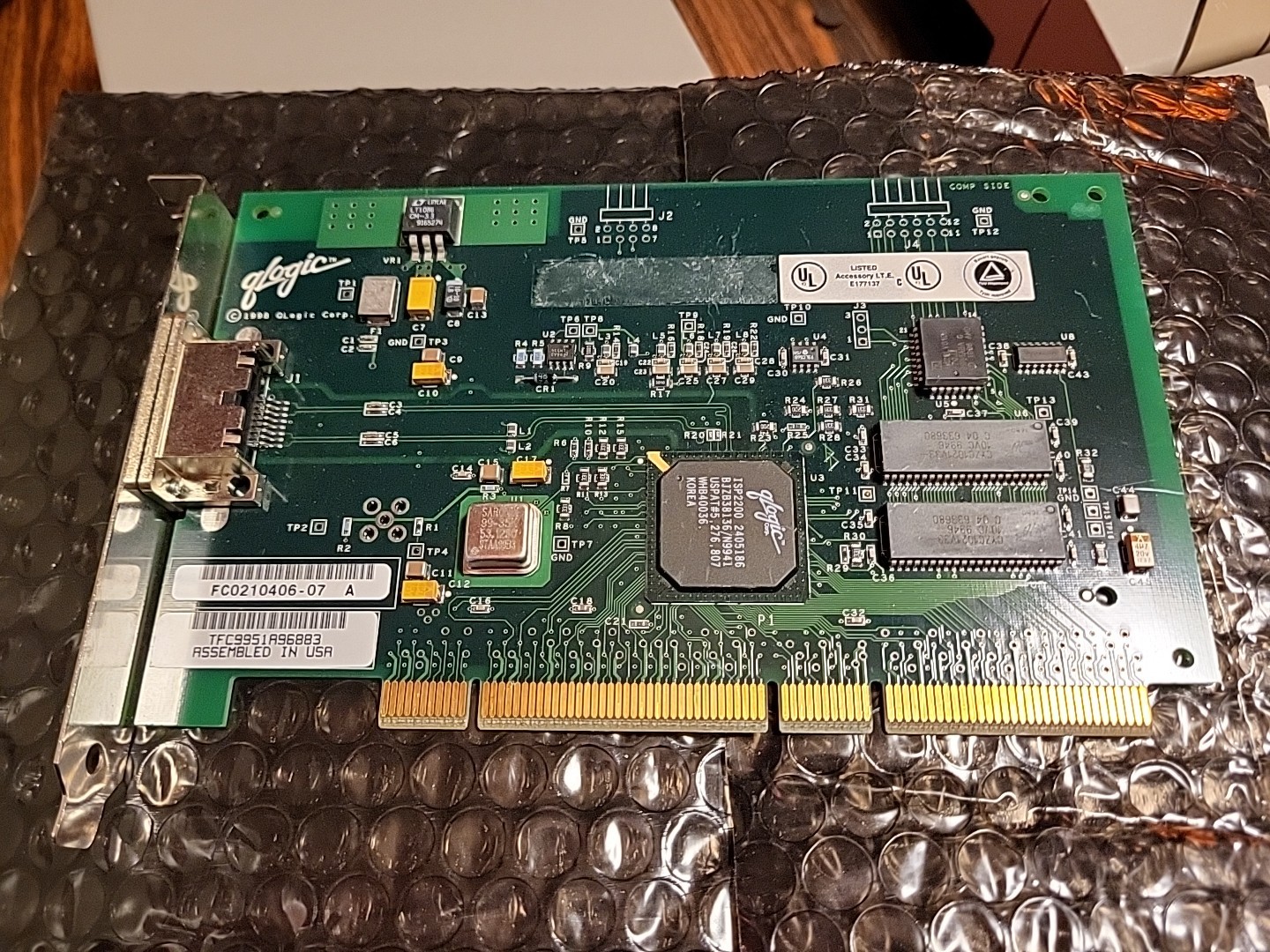 DELL 0001280R 1280r gLogic FC0210406-07 Fibre Channel Bus Adapter Card
