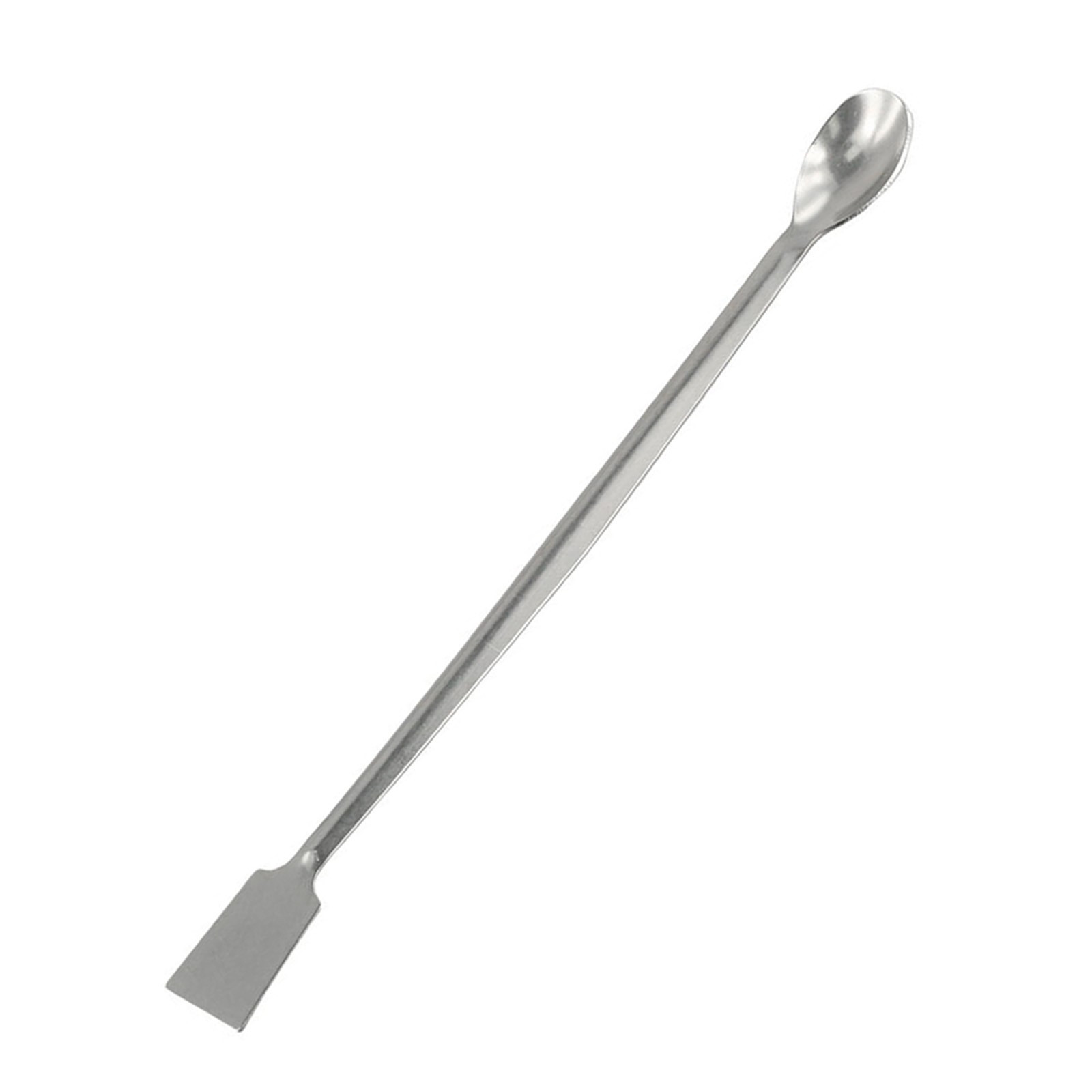 Stainless Steel Reagent Sampling Spoon 2Pcs 20cm Length Double End Lab Tool