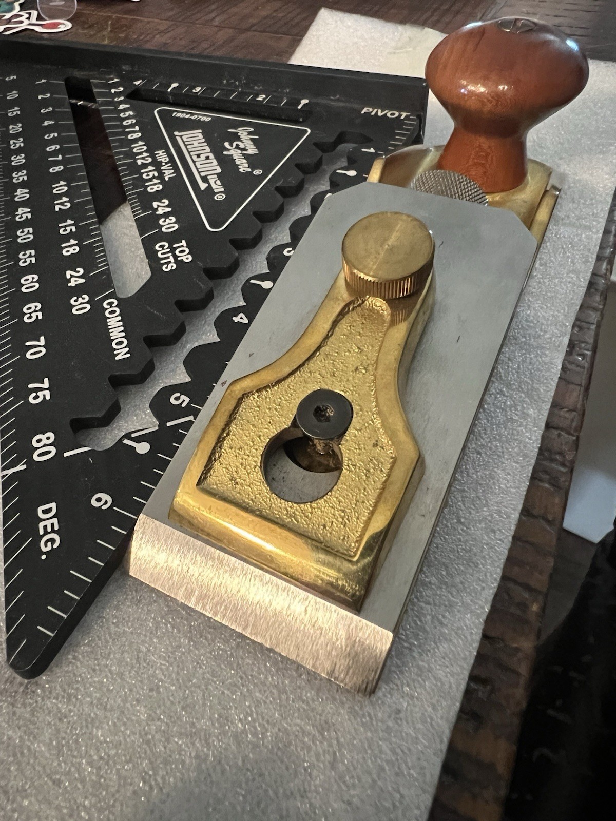 Lie-Nielsen Small Chisel Plane Steel Blade, Box & Paperwork