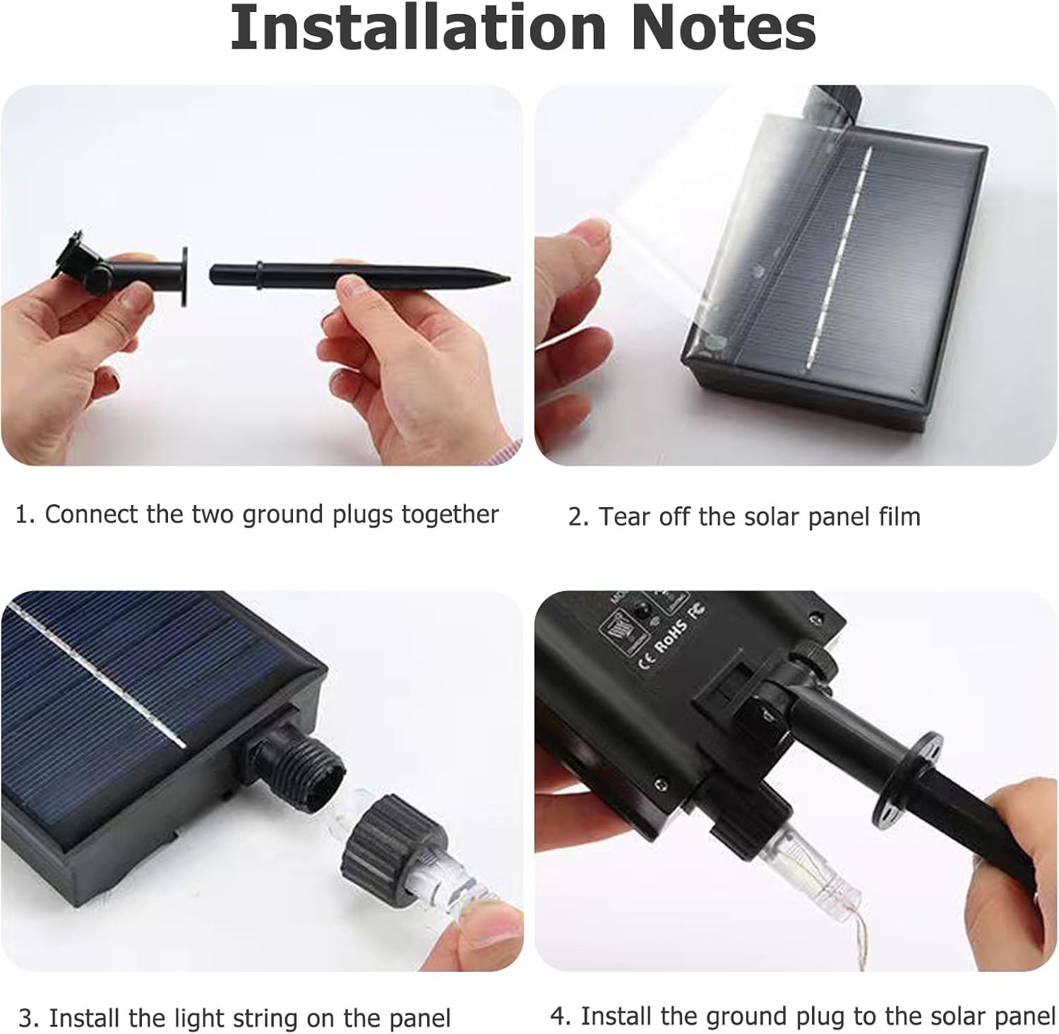 Solar Battery Box for 3V LED String Lights