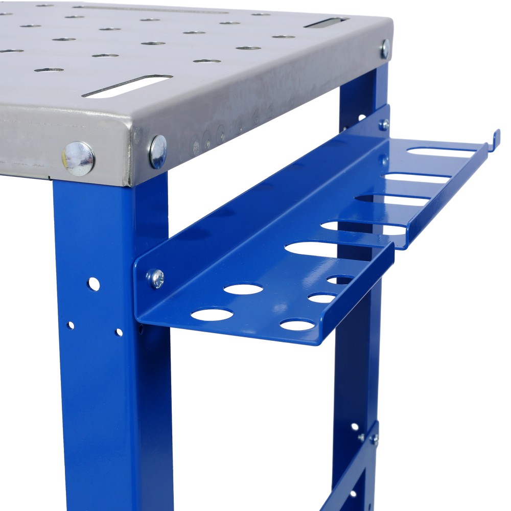 Welding Table Steel Welding Workbench Table on Wheels Portable Work Bench 1200lb