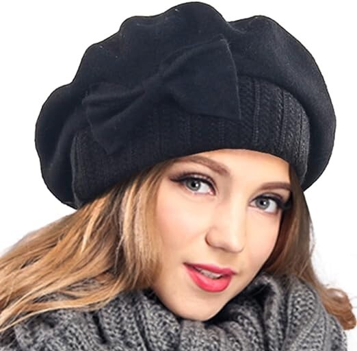 Women's 100% Wool Bucket Hat Felt Cloche Beret Dress Winter Beanie Hats