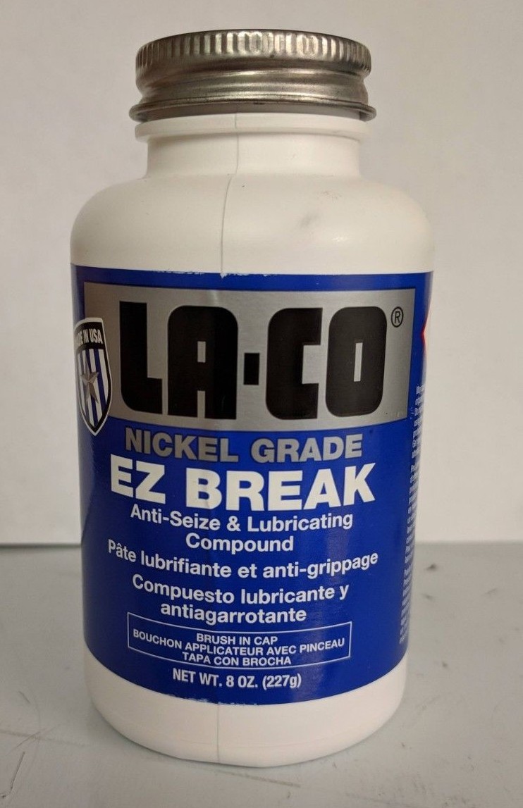 E-Z Break Anti-Seize Compound, 8 Oz Brush-In-Cap