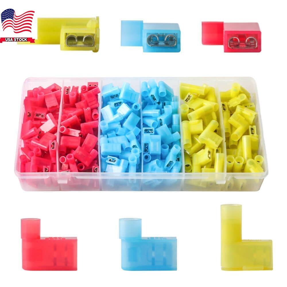 35/120x 22-10AWG Right Angle 90 degree Flag Female Terminal Insulated  Connector