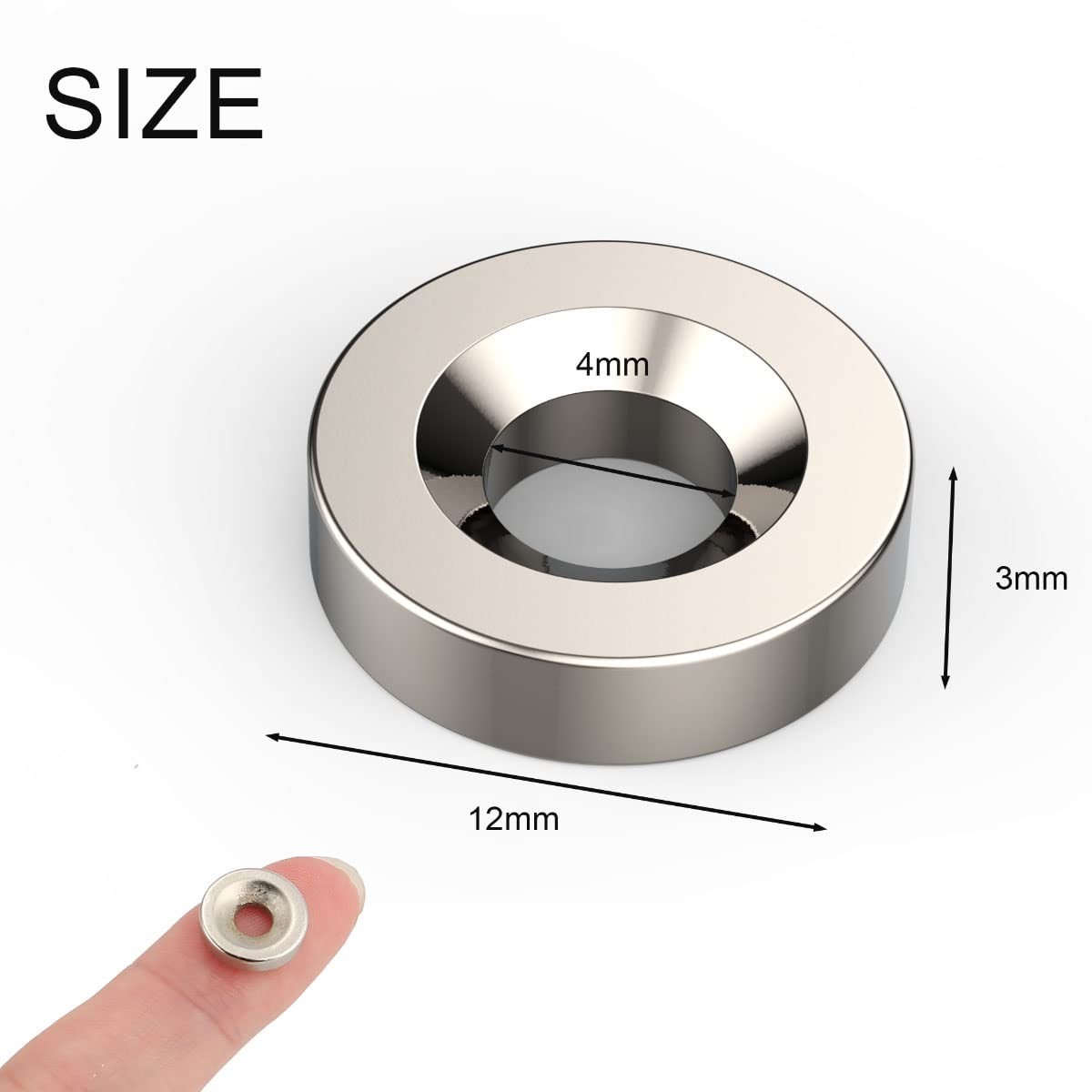 20 Count Strong Neodymium Disc Magnets - Versatile Refrigerator & Craft Use