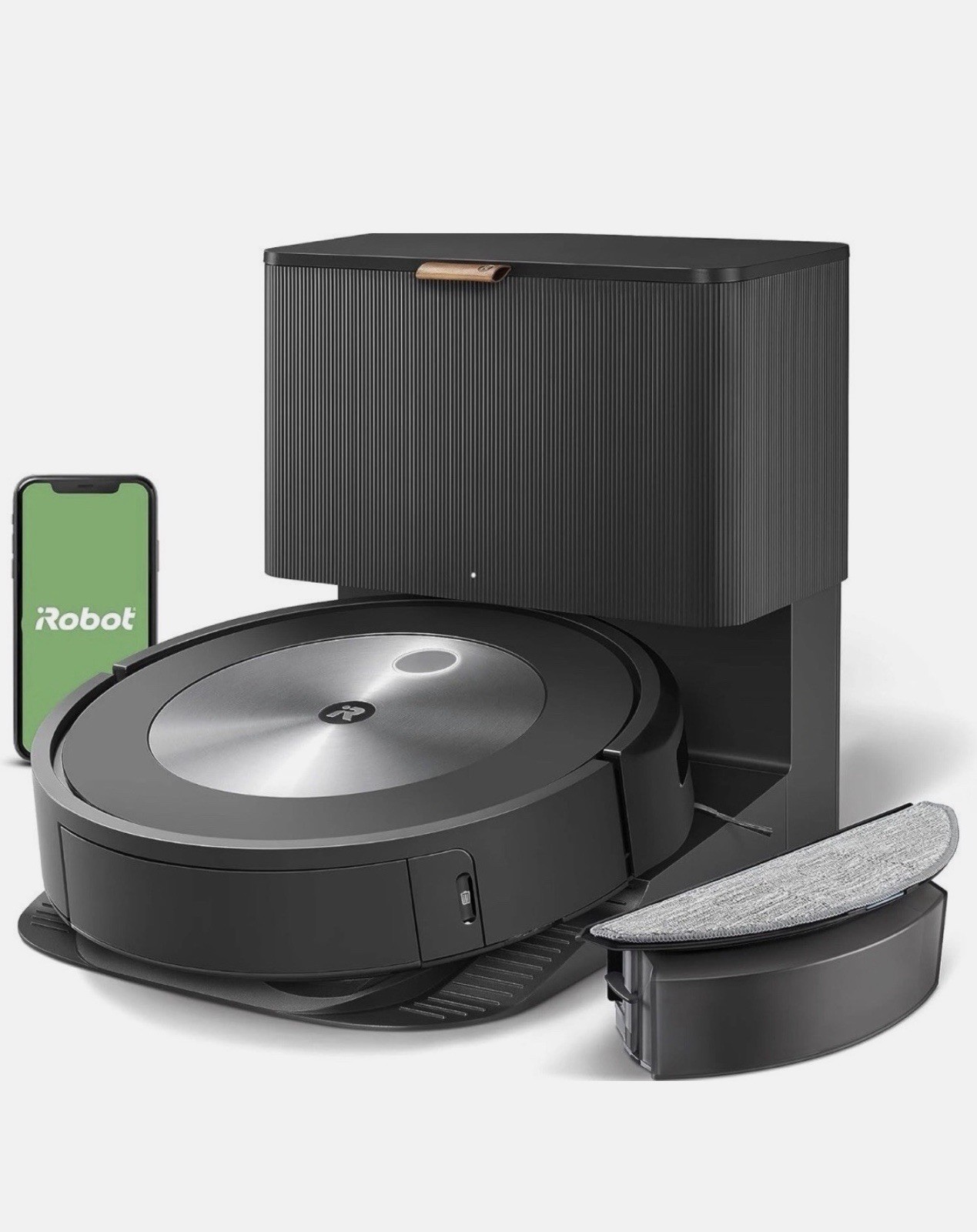 iRobot Roomba Combo j5+ Robot Vacuum & Mop, Bagless, Cordless, Black *NEW*