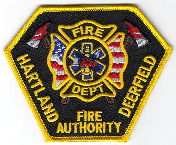 MICHIGAN - Hartland ~ Deerfield Fire Authority - [ Shoulder Patch ]